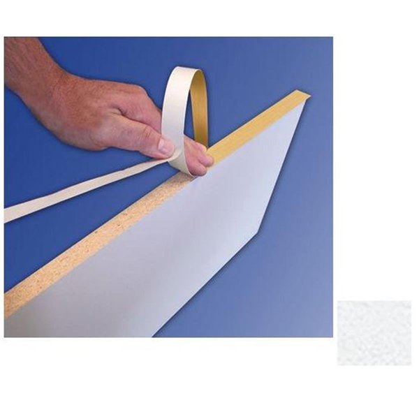 Gourmetgalley 94 In. X 250Ft. Fast Edge Pvc Finished - White GO2585181